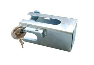 Diebstahl-Sicherung (Safety-Box), mit Diskus-Schloss und Bügel
